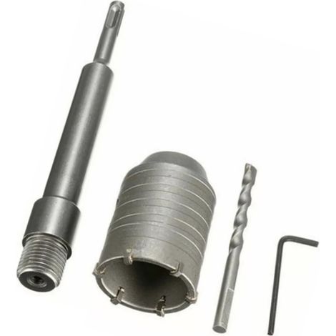 Wandbohrer-Set 200 mm mit Verbindungsstange aus Hartmetall für die Klimaanlageninstallation (1/5)