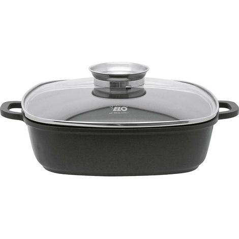 Servierpfanne mit Deckel "Alucast Dur Select
