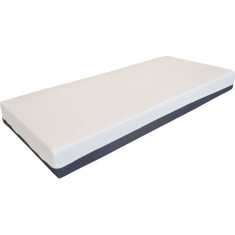 Matelas 90x200 cm d'épaisseur 19 cm en ressorts et mousse