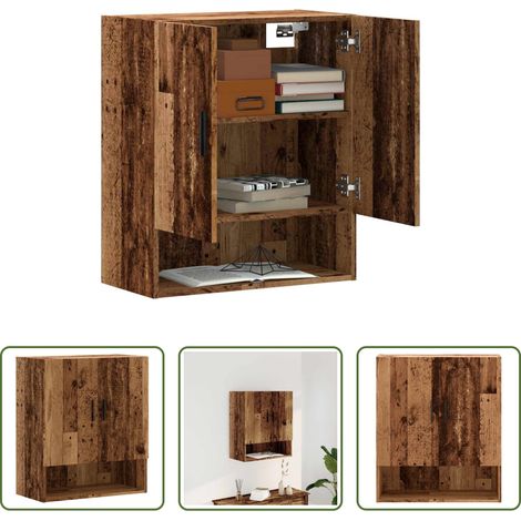 vidaXL Altholzoptik - Wandschrank Altholz-Optik 60x31x70 cm Holzwerkstoff (1/5)