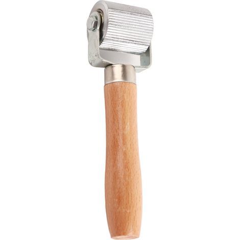 Wooden Handle Tire Repair Tool for Car Wheels, Ball Bearing Tire Repair Tool, Large (1/5)