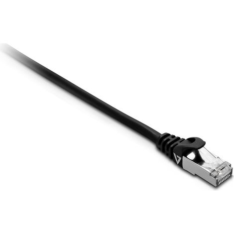 CABLE RJ45 CAT7 SFTP NOIR 1M 100 CUIVRE