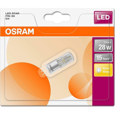 Ampoule LED Plastique 2,40 W G4 Transparent 9 pièces (1/5)