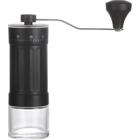 Moulin à café manuel, 40 réglages de mouture, meules en céramique, petit moulin portable pour expresso, cafetière à piston, café filtre, voyage (1/5)