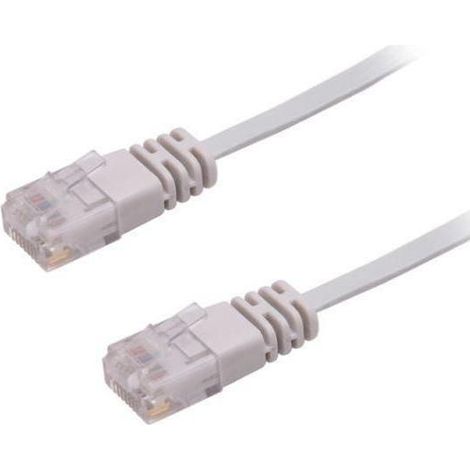 Cavo di rete piatto Microconnect V-UTP607, grigio, 7 m, Cat6 U/UTP (UTP)