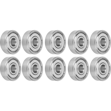 10 Stück Edelstahl-Kugellager S626Z 6x19x6mm für Rollschuhe (1/5)