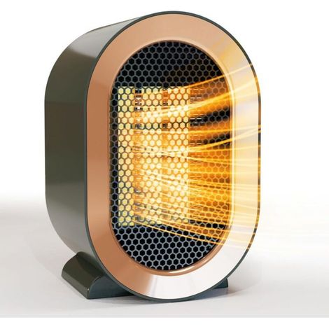 Chauffage d'appoint électrique d'intérieur portable, 1 200 W, avec thermostat, pour grandes pièces, chambres et bureaux. (1/5)