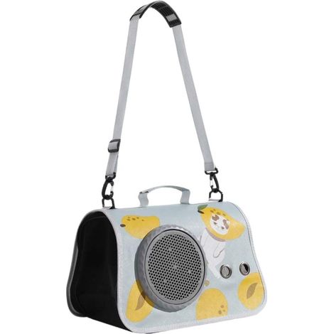 Bolsa transportadora para mascotas - Cachorros y gatitos - Transporte seguro - Malla transpirable - 35x30x7 cm - A (1/5)