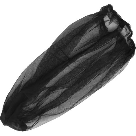 Casquette Anti-Moustiques Respirante en Nylon avec Filet Intégré pour Pêche Nocturne et Protection UV (Noir) (1/5)