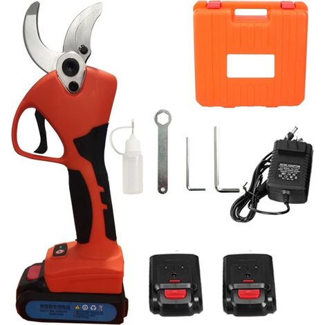 Sécateurs électriques 21v cisaillement sans fil cisaillement efficace Lithium-ion bonsaï cisailles branches d'arbres électriques outils de jardin électriques SC-8605 Ciseaux électriques professionnels (1/5)