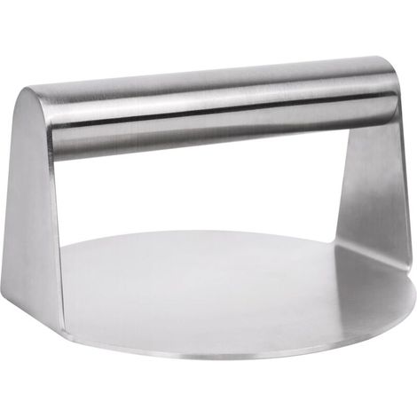 Presse À Hamburgers - Acier Inoxydable 304 - Pour Cuisinière Et Grillade - 1 Pièce (1/5)