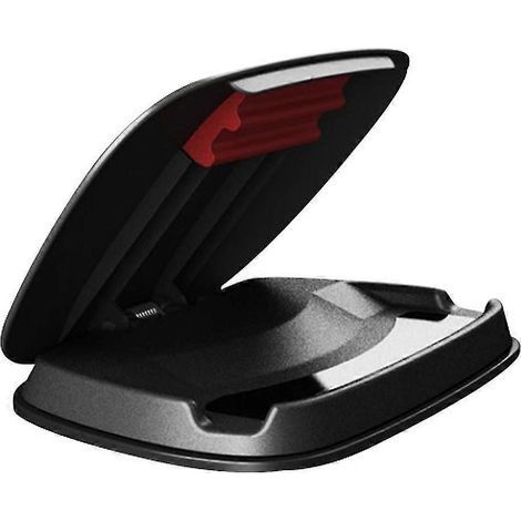 Support de tableau de bord pour téléphone portable et GPS de voiture, console centrale, base antidérapante en silicone, système de navigation intégré, fixation par clip - petit