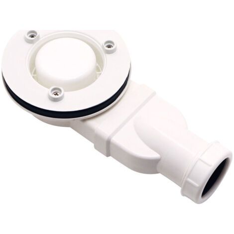 Pour receveur de douche bac à douche extra-plat mod. Salle de douche en plastique anti-odeur ABS vasque plat drain accessoires. blanc (1/4)