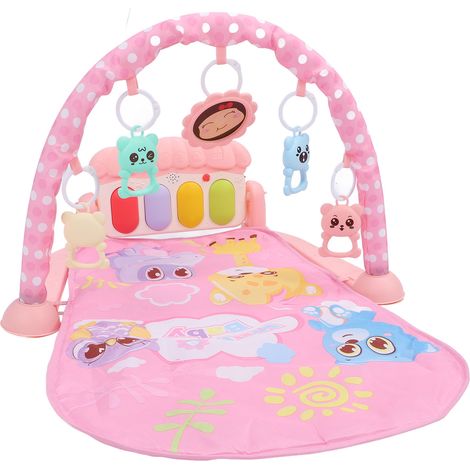 Tapis d'éveil pour bébé, tapis de jeu avec piano, tapis d'éveil musical pour nouveau-né, piano à pédales pour bébé. (1/5)