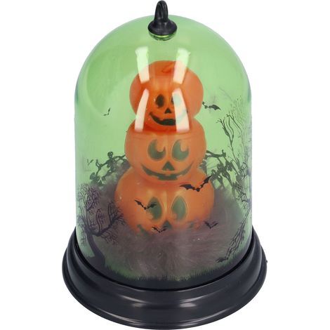 Lampe LED Halloween à dégradé de couleurs, décoration maison hantée citrouille pour fête effrayante (1/5)