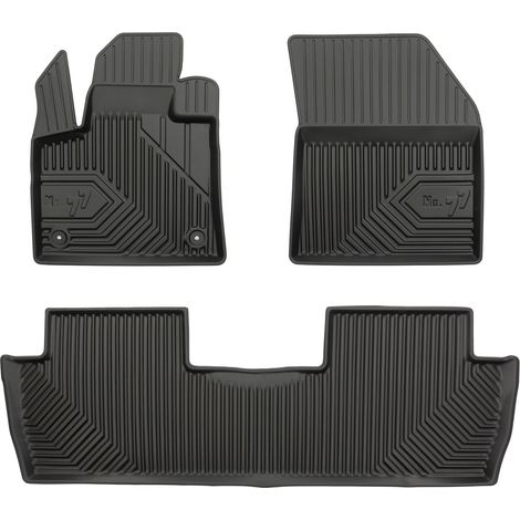 Tapis de Sol de Voiture pour Peugeot 5008 II 2017-2024 TPE Imperméable 3Pcs (1/5)