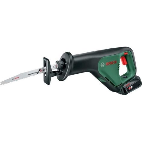 Scie récipro BOSCH AdvancedRecip18 – 18V – 1 batterie 2,5Ah – Profondeur de coupe 10 cm – Moteur léger pour coupes précises