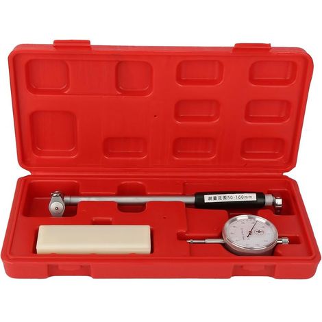 Contatore digitale per fori da 50-160 mm, indicatore a cilindro graduato con precisione di 0,01 mm.