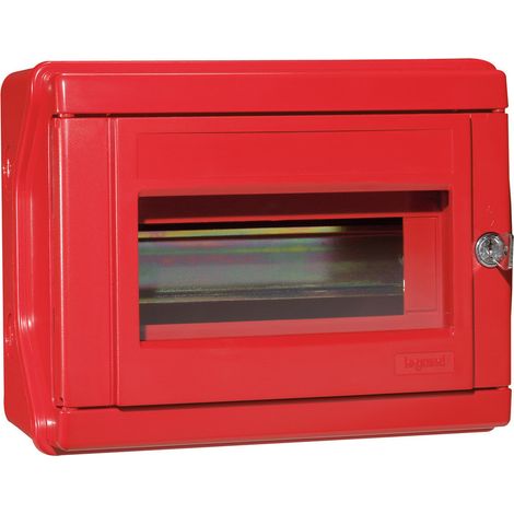 Legrand – Coffret de sécurité Plexo IP55 IK07 – Capacité 9 modules – Étanchéité pour installations en milieu humide – Auto-extinguibilité 750°C (1/2)