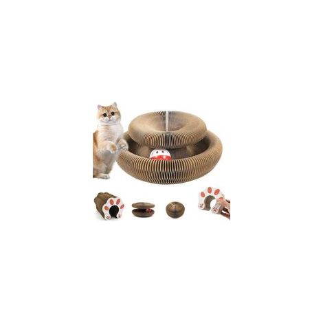 2pcs Griffoir Chat Griffoir Jouet Interactif pour Durable Design Réversible, Adapté à Toutes Les Tailles de Chat (1/3)