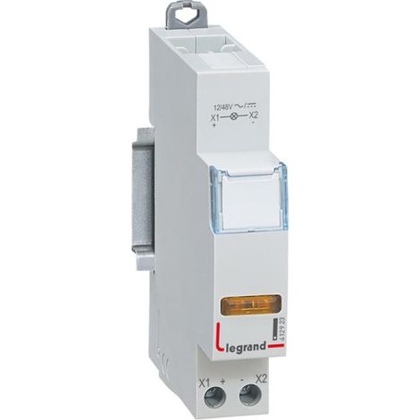 Legrand 412923 LED CX3 singolo 12V a 48V giallo 1 modulo