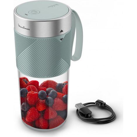 Moulinex LM1C0410 - Batidora De Vaso 300 Ml Azul