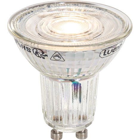 LUEDD Bombilla LED GU10 50mm Dimmable in Kelvin transparente 4.9W 400 lm 2200-3000K (1/4)