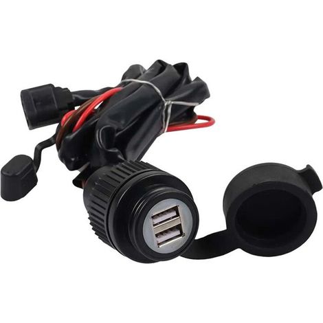 Accessoires de Moto Double Prise de Chargeur USB, Prise D'Alimentation pour CRF300L CRF300 L CRF 300L 250L Rally