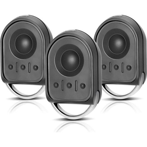 Coocheer – Télécommande 4 canaux 433,42 MHz – Compatible K-go et Ktis – Programmation rapide – Lot de 3 unités pour motorisations (1/5)