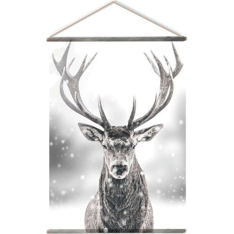 Toile murale imprimée cerf PANORAMA (1/2)