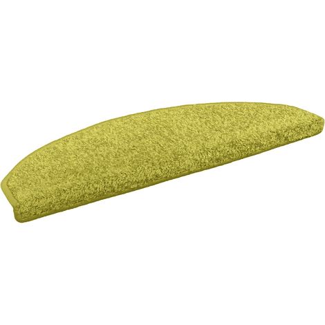 vidaXL Tapis d'escalier auto-adhésifs 15 pcs Vert 80 x 24,5 x 3,5 cm