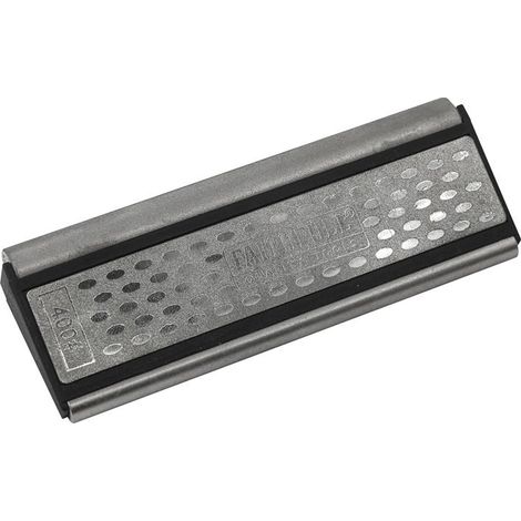 Faithfull LX-1302 Curved Diamond Whetstone, 103mm, Precision Sharpening Stone for Knives and Tools