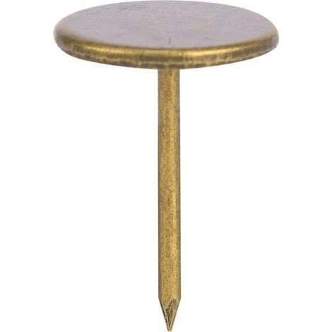 Upholstery Nails Upholstery Nail Flat Head Cyan Tacks Decorative Drawing Pin 100 Pieces for Sofa Furniture Accessories Art Supplies(14 x 20mm / 0.6 x 0.8in) (1/5)