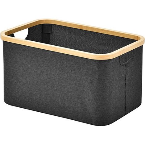Faltbarer Wäschekorb – 35 Liter – Grau – 45 × 30 × 24 cm (1/5)