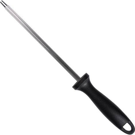 Fusil à Aiguiser en Acier Inoxydable 31.5 cm, Fusil a Aiguiser Professionnel, Fusil Affutage Couteaux Aiguiseur Couteaux Fusil avec Trou de Suspension, pour Maison, Cuisine (1/5)