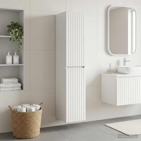 Mueble de baño montado en la pared  33 x 34,5 x 160 cm