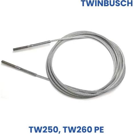Cavo di sollevamento Twin Busch di ricambio: cavo in acciaio da 9,33 m per TW250 e TW260 PE (1/5)