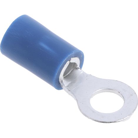Cosses à œillet RS PRO, Isolé, Bleu, 2.5mm², M4, 8mm