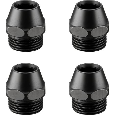 Wiltec Juego de 4 boquillas de repuesto para revocadora, diámetro 8 mm, compatibles con máquinas de enlucido y pistolas de proyectar, ideales para mortero y yeso, fácil instalación (1/5)