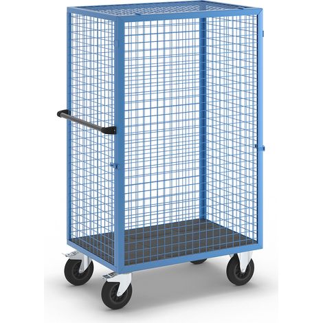 eurokraft pro, Chariot à tablettes, panneau grillagé