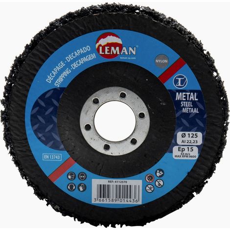 Nylon-Abschleifscheibe Ø125mm Leman (1/3)