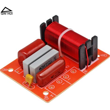 Hochwertiger passiver 2-Wege-Filter in audiophiler HiFi-Qualität für hohe und tiefe Frequenzen, geeignet für den Einsatz im Auto und zu Hause, 2-Kanal-DIY-Audiosysteme, Lautsprecher, Filterplatine. (1/4)