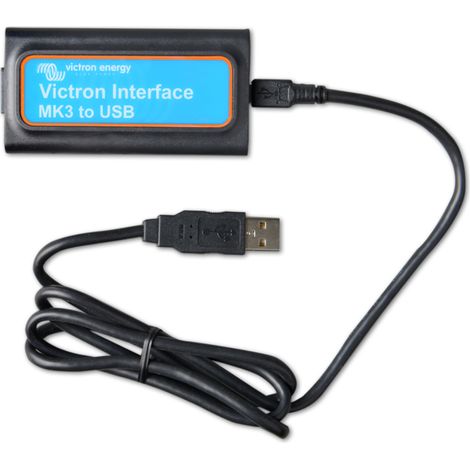 Interface PC Victron MK3-USB – Connecteur VE.Bus vers USB – Compatible Multi, MultiPlus, Quattro – Configuration facile sur PC – Victron Energy (1/3)