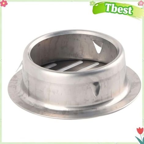 Tbest Siphon de sol Drain de sol anti-blocage pour balcon en acier inoxydable pour une quincaillerie raccord) 110 bouche plate (1/5)