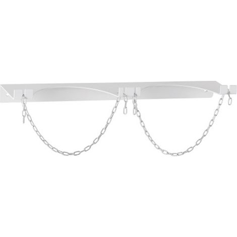 Wandhalterung für 2 Gasflaschen, Befestigung einer Gasflasche an der Wand (1/2)