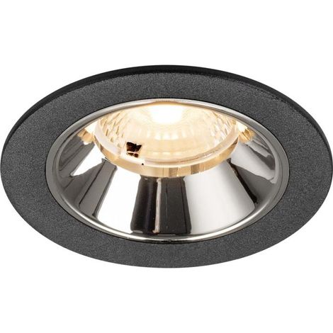 Spot encastré Numinos S noir/chrome 2700K - 40 deg - 1009438
