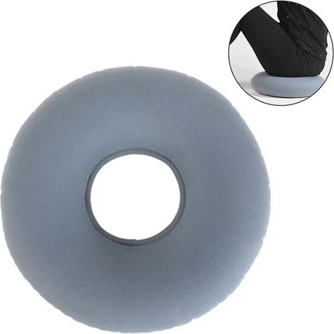 Oreiller en mousse à mémoire de forme – Oreiller en forme de donut pour soulager les hémorroïdes