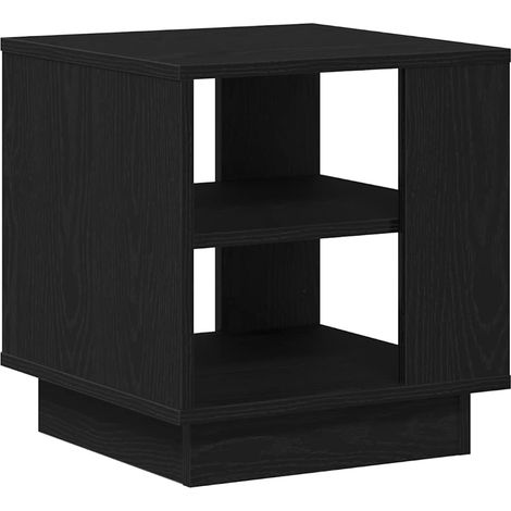 Maison Exclusive - Couchtisch Schwarz Eichen-Optik 40 x 40 x 43 c