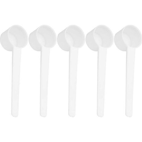 Set mit 50 Messlöffeln für Milchpulver, tragbare Messlöffel für Kinder – 11 x 2 x 2 cm – Weiß (1/4)