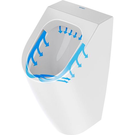 Duravit ME by Starck Urinal, Rimless, 0,5 liter, ohne Fliege,